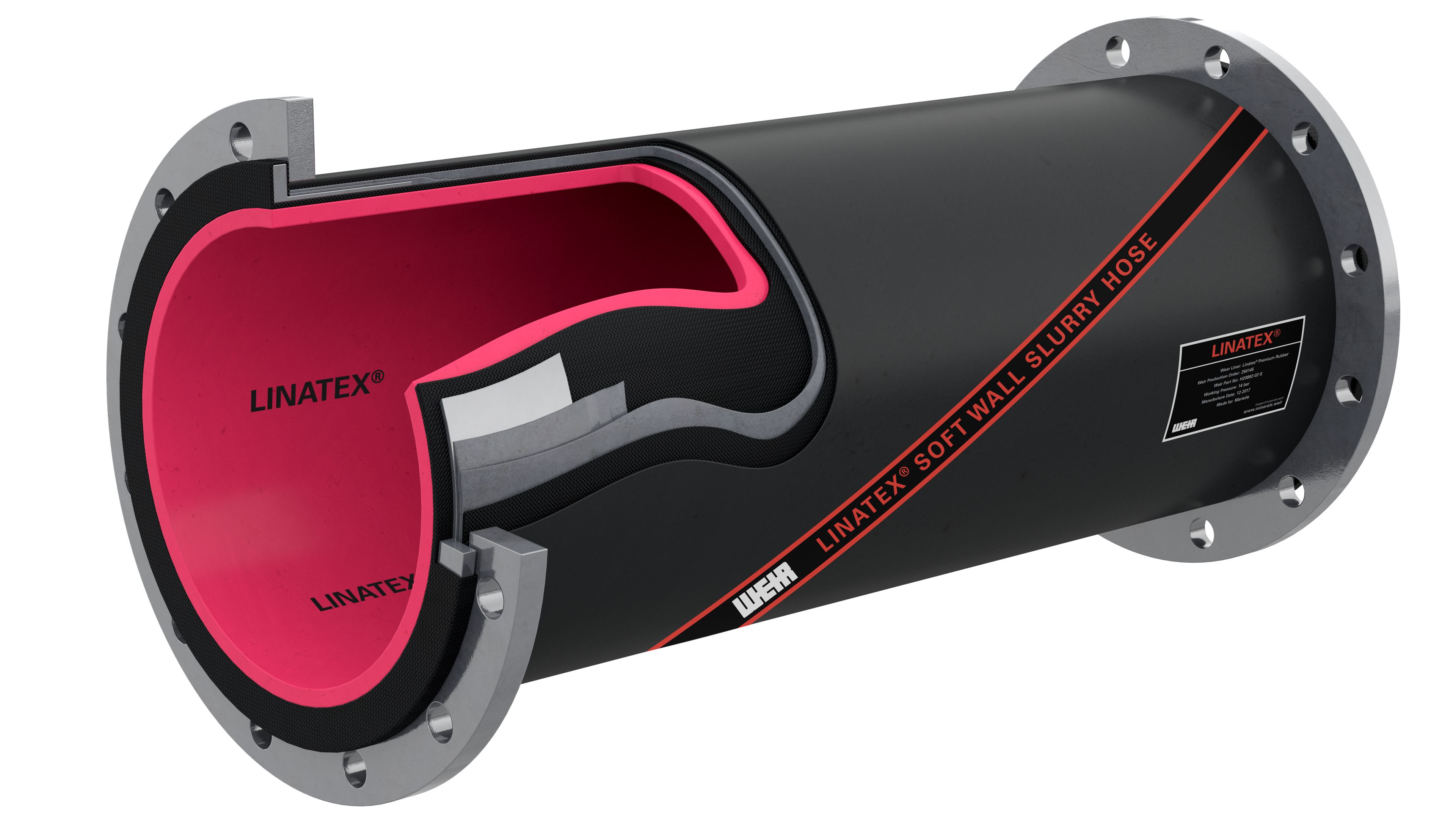 Linatex® Heavy-duty Rubber Mining/Slurry Hose | Weir